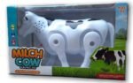 Musical Walking Cow Toy for Kids – Electric Black & White Cow with Lights, Sound & Moving Tail - Image 3