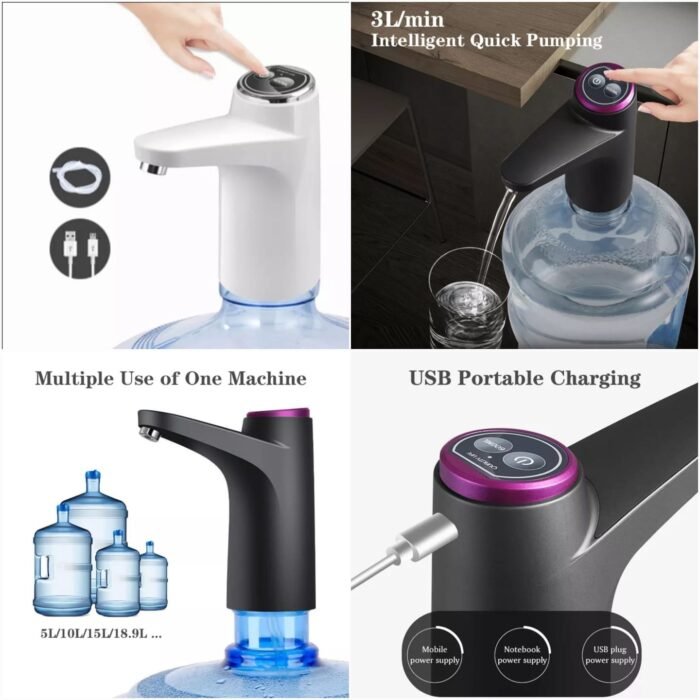 rechargeable electric water pump for bottles – onetouch